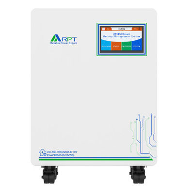 좋은 가격 리페포4 주택용 에너지 저장장 5.2KWh 용량 및 지속가능한 에너지 관리를 위한 200W 태양 전지 온라인으로